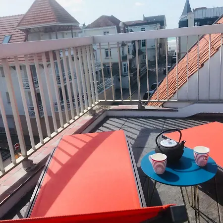La Terrasse Vue Mer Du 42 Ferber, Plein Sud Wifi *