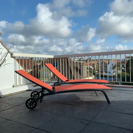 La Terrasse Vue Mer Du 42 Ferber, Plein Sud Wifi Apartament Wimereux